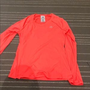 Neon pink adidas long sleeve